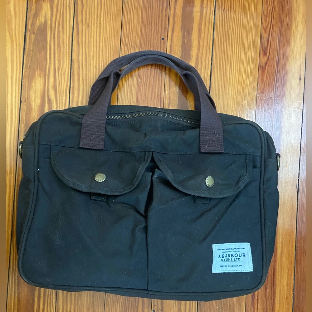 Barbour briefcase